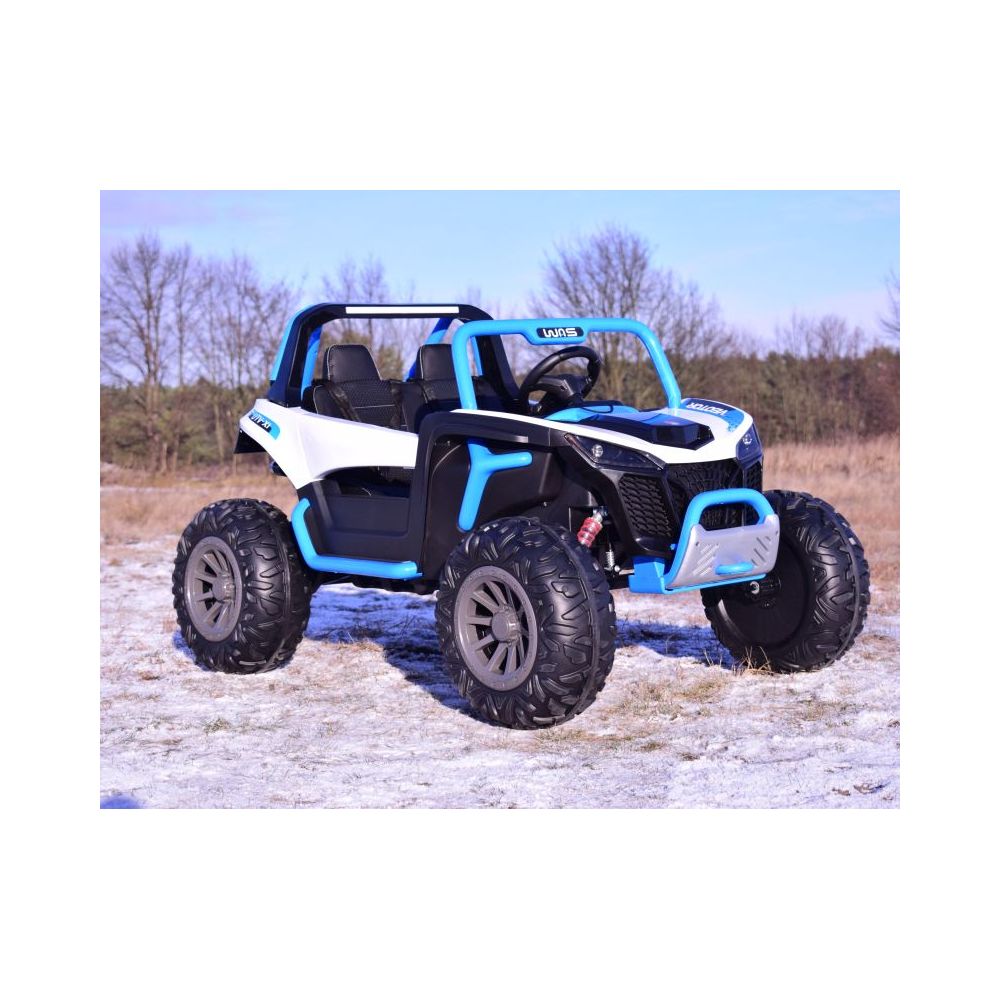 MEGA BUGGY VEOTOR 24 V, 400 W MEGA MOC, PILOT, MIĘKKIE SIEDZENIE, MIĘKKIE KOŁA /DLS-1