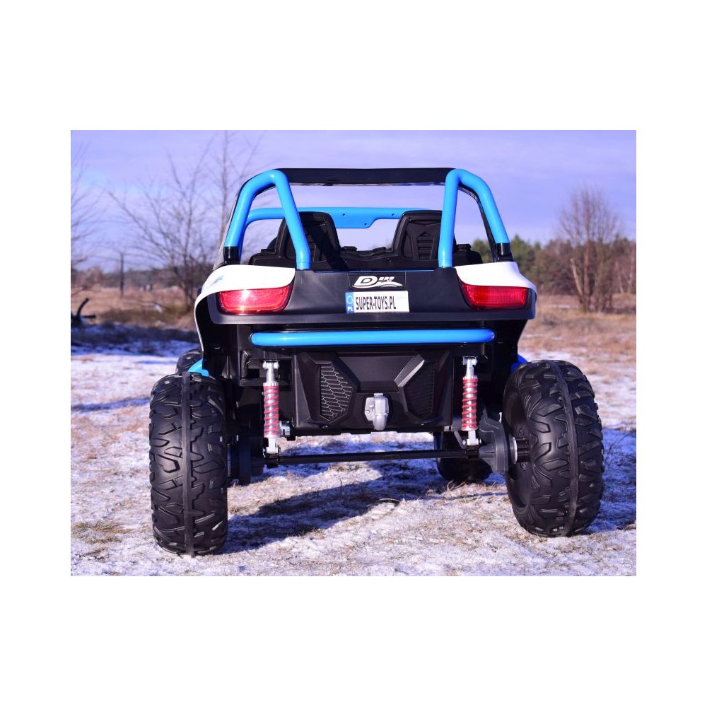 MEGA BUGGY VEOTOR 24 V, 400 W MEGA GALIOS, NUOTOLINIO VALDYMO PULTAS, MINKŠTA SĖDYNĖ, MINKŠTI RATAI /DLS-1