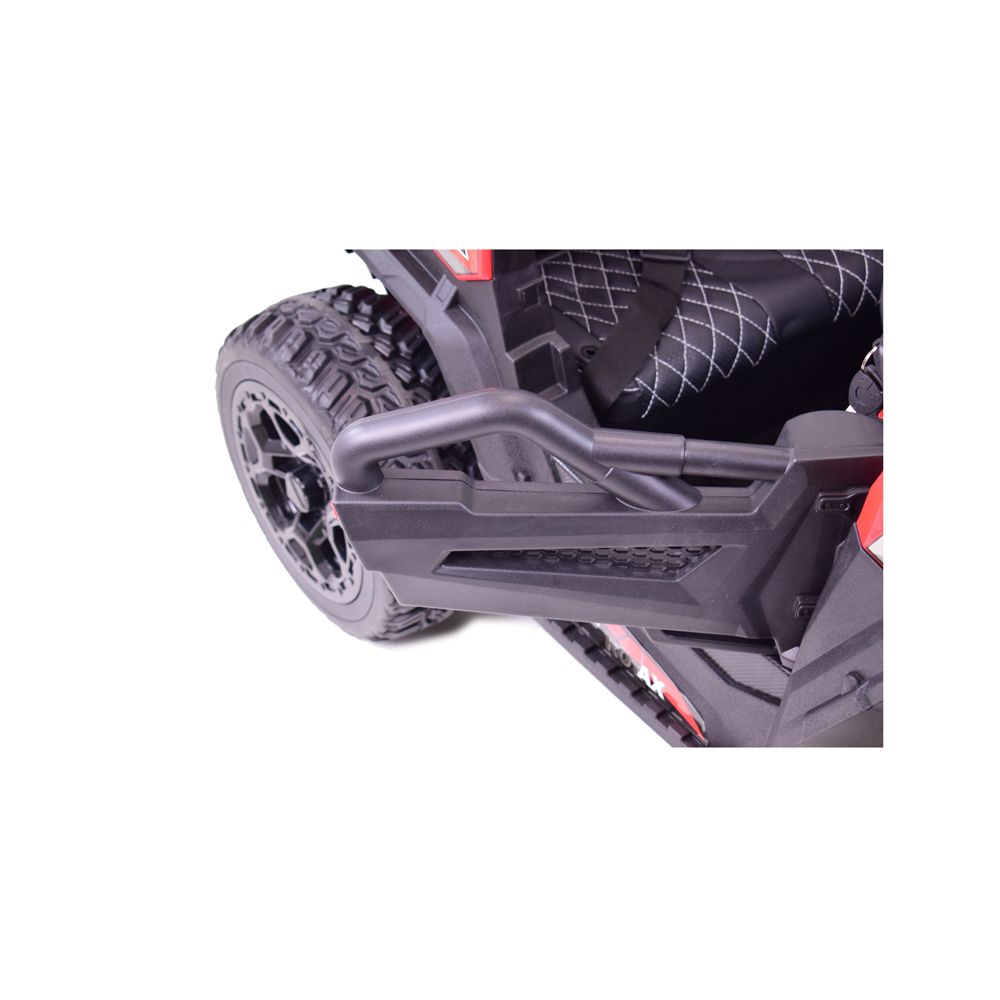 MEGA BUGGY RZR TURBO 12 V,4X4 180 W MEGA MOC, PILOT, MIĘKKIE SIEDZENIE, MIĘKKIE KOŁA, FUNKCJA BUJANIA, KLUCZYK /HC301