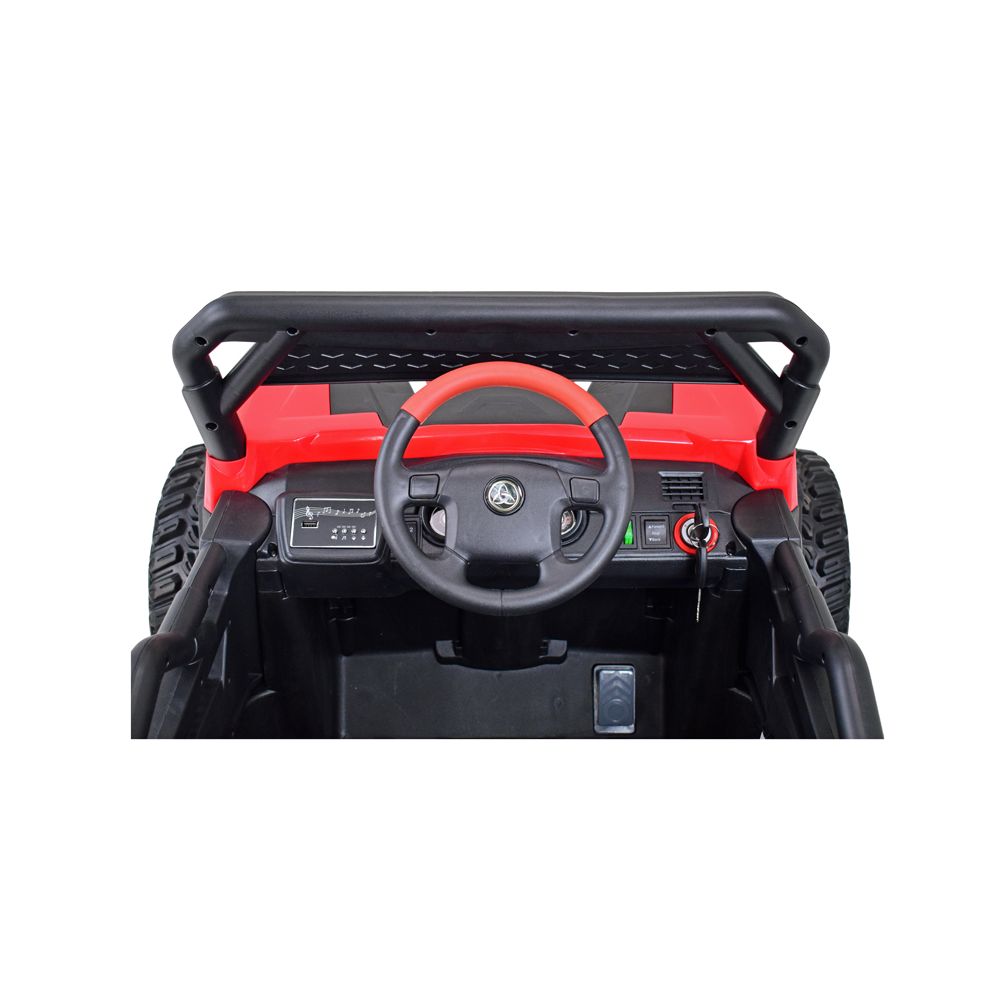 MEGA BUGGY RZR TURBO 12 V,4X4 180 W MEGA MOC, PILOT, MIĘKKIE SIEDZENIE, MIĘKKIE KOŁA, FUNKCJA BUJANIA, KLUCZYK /HC301