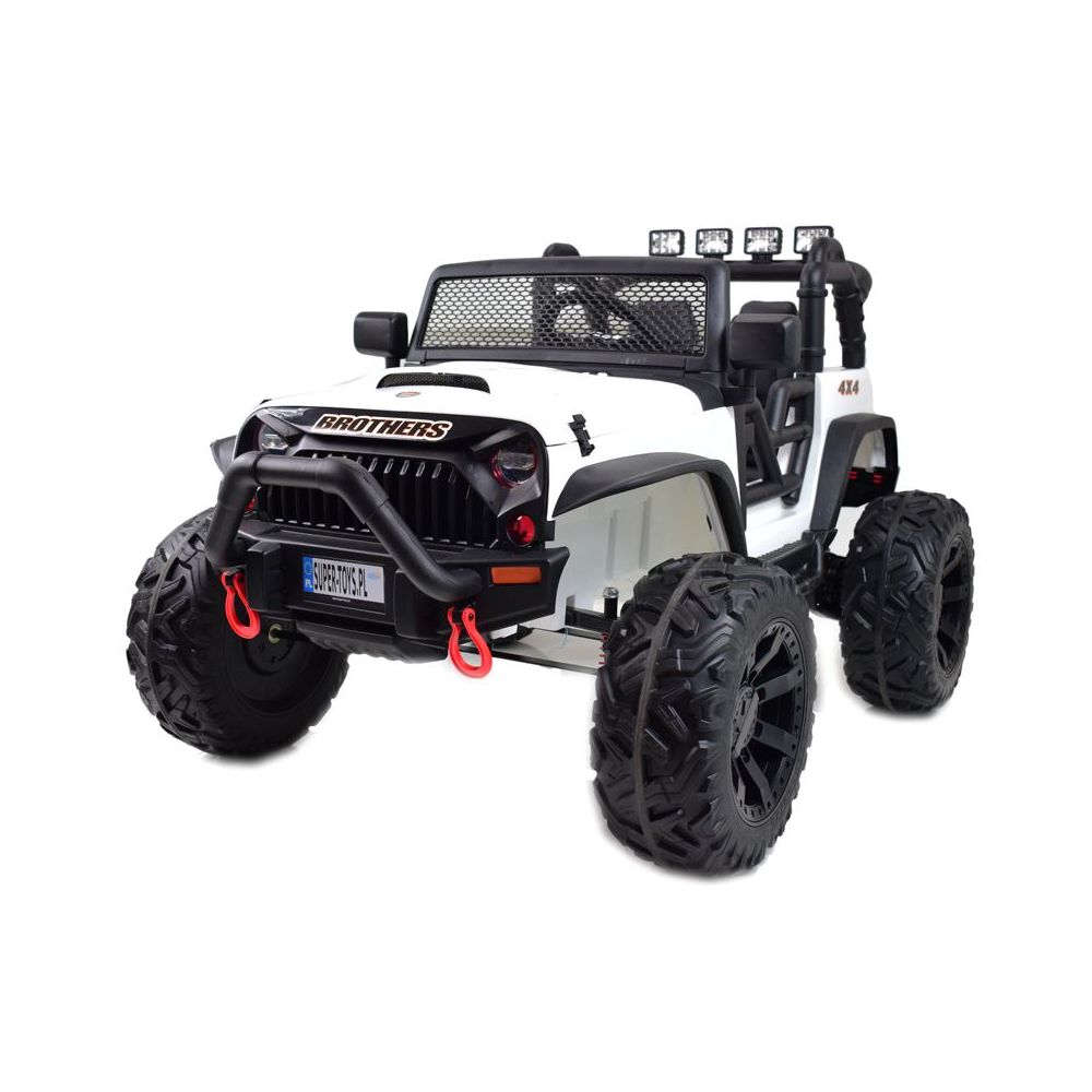 JEEP NA AKUMULATOR BROTHERS , WSPOMAGANIE KIEROWNICY, MIĘKKIE KOŁA, MIĘKKIE SIEDZENIE 24V - 400W/JEEP-JC-666