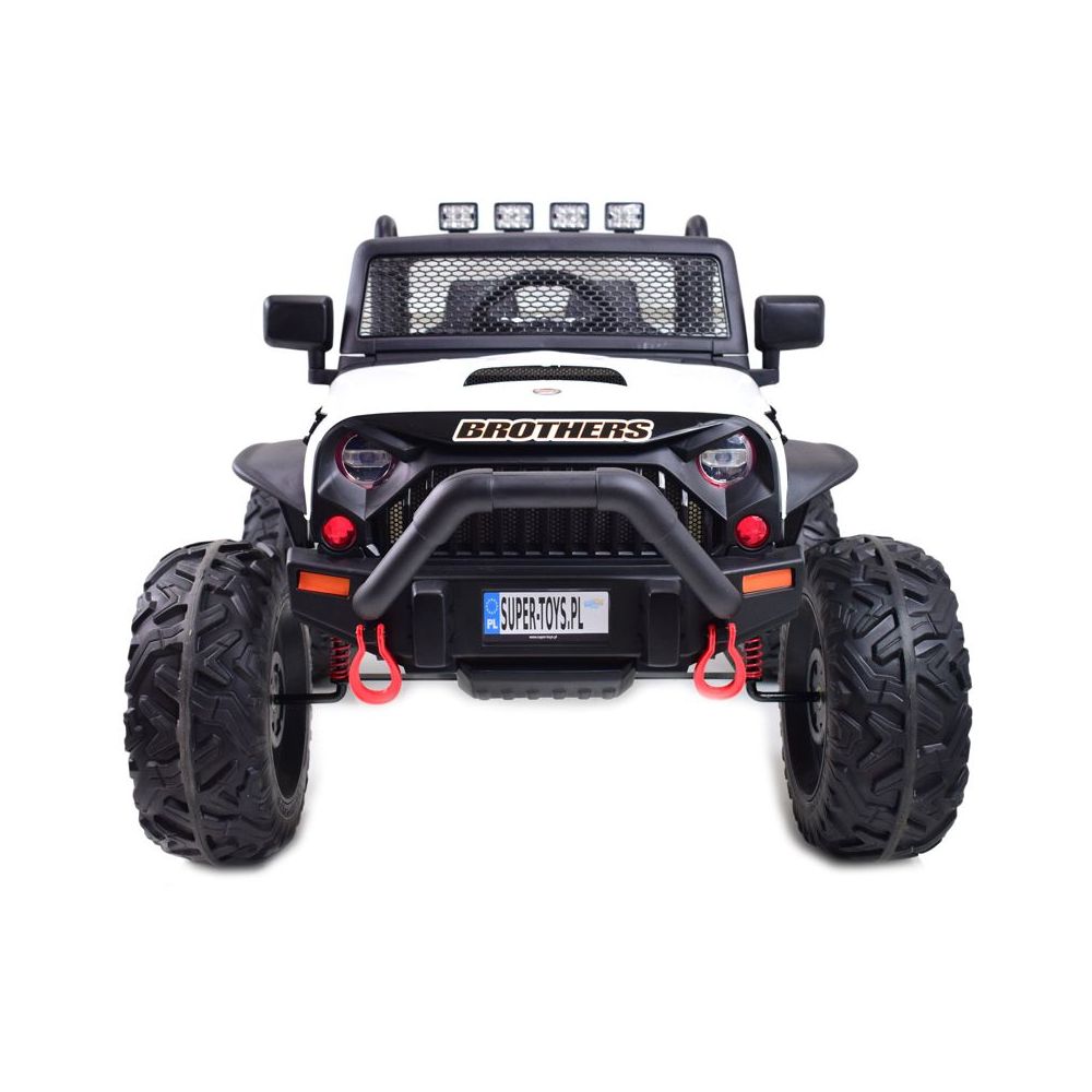 JEEP NA AKUMULATOR BROTHERS , WSPOMAGANIE KIEROWNICY, MIĘKKIE KOŁA, MIĘKKIE SIEDZENIE 24V - 400W/JEEP-JC-666