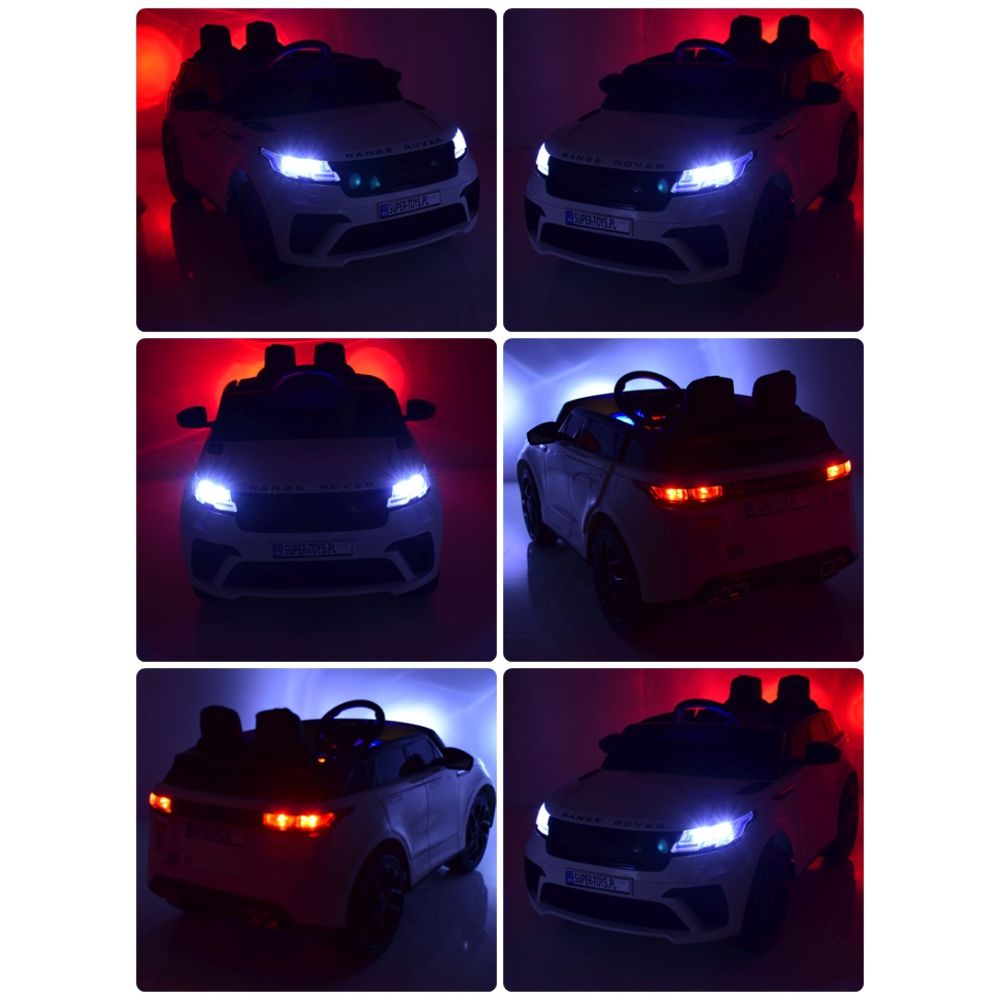 „Land Rover Velar“ elektromobilis, minkštos sėdynės, minkšti ratai / QY2088