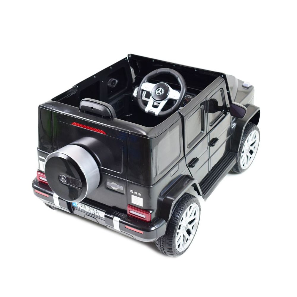 MERCEDES G63 NA AKUMULATOR MIĘKKIE KOŁA EVA, MIĘKKIE SIEDZENIE, FULL OPCJA/S-306