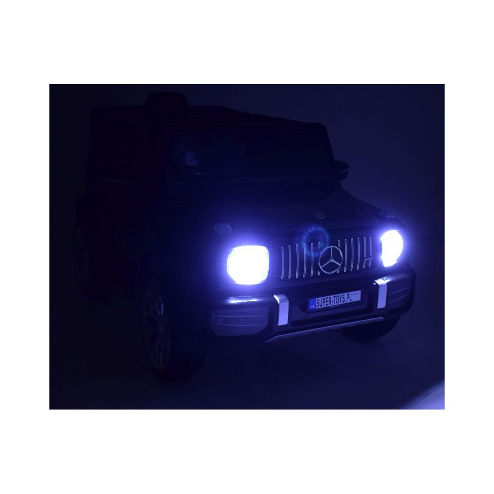 MERCEDES G63 NA AKUMULATOR MIĘKKIE KOŁA EVA, MIĘKKIE SIEDZENIE, FULL OPCJA/S-306