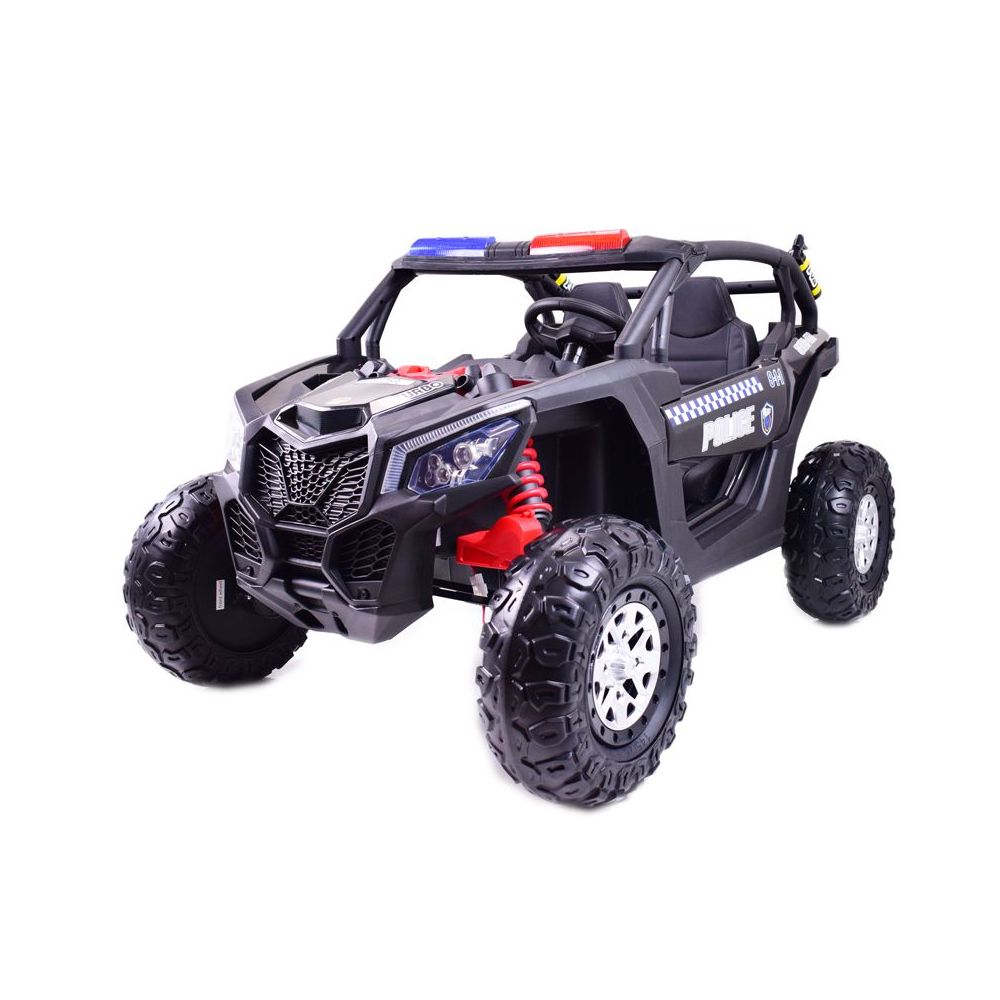 MEGA BUGGY UTV POLICIJA TURBO R FOX 2 VAIKAMS, 4×200 W, 24 V, SUPER GALIOS, HIDRAULINIS STŪMIMAS / XB2118