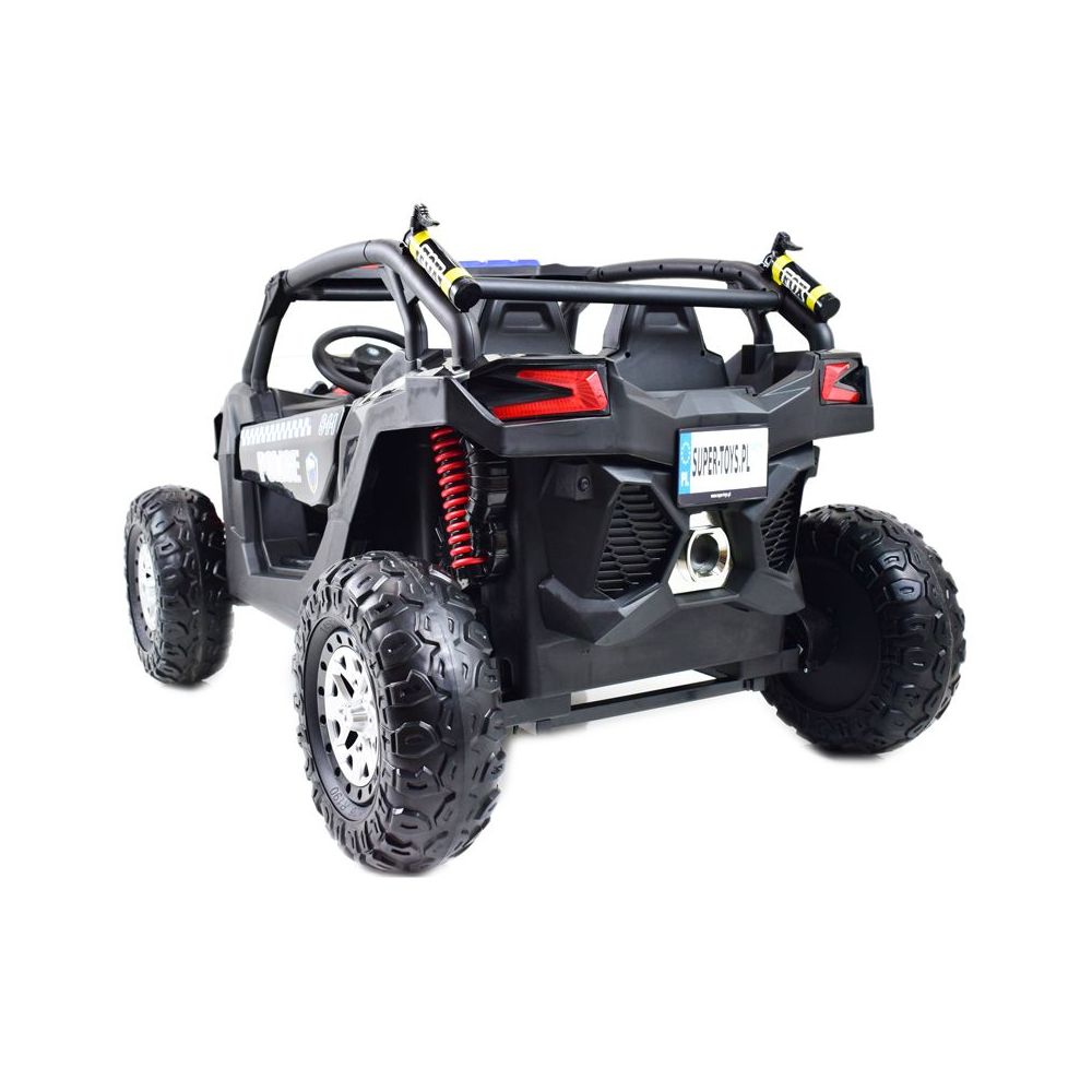 MEGA BUGGY UTV POLICIJA TURBO R FOX 2 VAIKAMS, 4×200 W, 24 V, SUPER GALIOS, HIDRAULINIS STŪMIMAS / XB2118