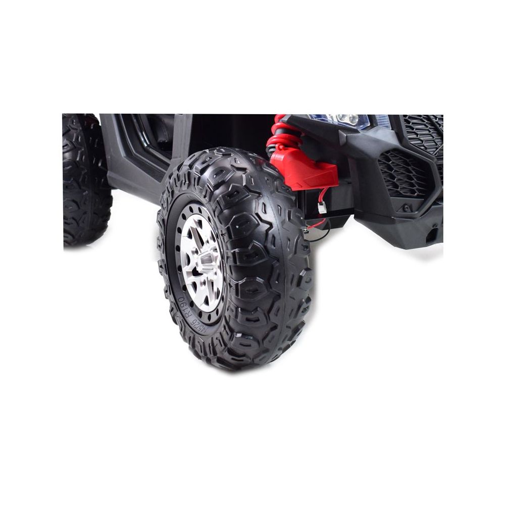 MEGA BUGGY UTV POLICJA TURBO R FOX DLA 2 DZIECI 4X200 W, 24V, SUPER MOC, WSPOMAGANIE/XB2118