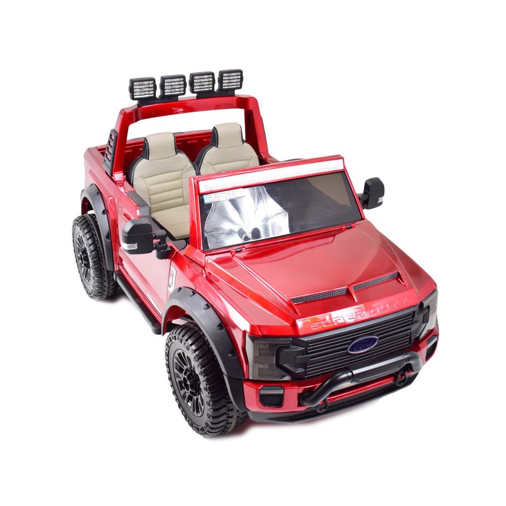 AUTO NA AKUMULATOR ORYGINALNY FORD SUPER DUTY 4X4,24V,LAKIER WALIZKA, PRZESUWANE SIEDZENIE/SX2088