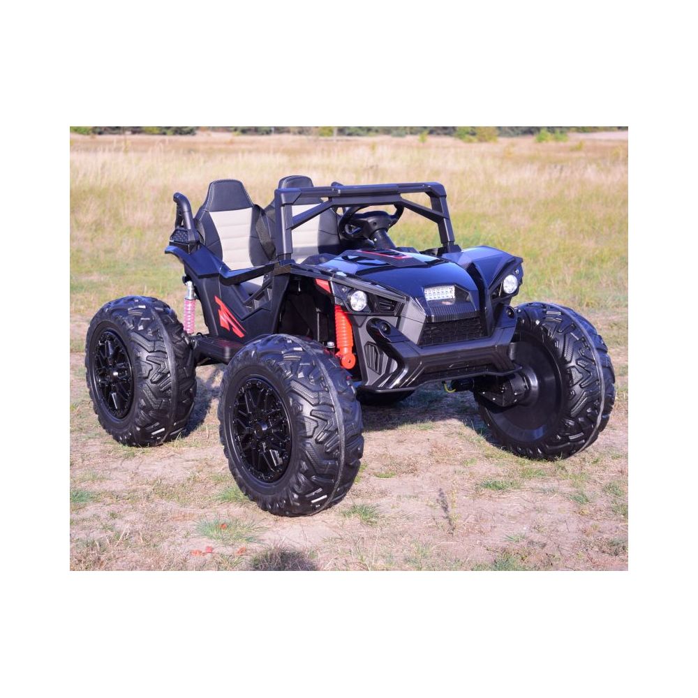 MEGA BUGGY DLA 2 DZIECI, 4 SILNIKI ( 310 W), 24V, MIĘKKIE SIEDZENIE, MIĘKKIE KOŁA, WALIZKA NA AKUMULATOR,/SX-2139
