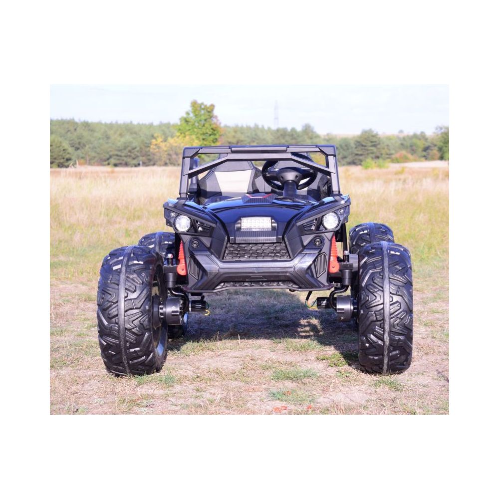 MEGA BUGGY DLA 2 DZIECI, 4 SILNIKI ( 310 W), 24V, MIĘKKIE SIEDZENIE, MIĘKKIE KOŁA, WALIZKA NA AKUMULATOR,/SX-2139