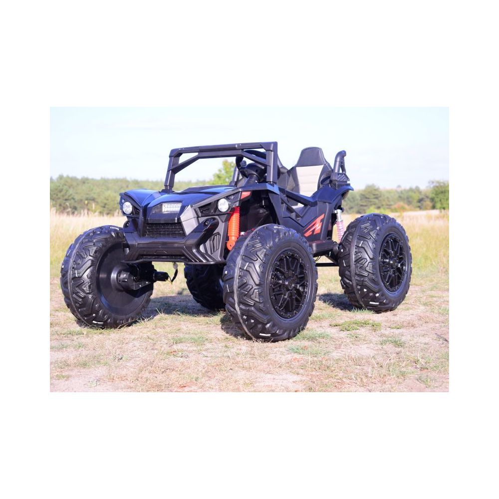 MEGA BUGGY DLA 2 DZIECI, 4 SILNIKI ( 310 W), 24V, MIĘKKIE SIEDZENIE, MIĘKKIE KOŁA, WALIZKA NA AKUMULATOR,/SX-2139