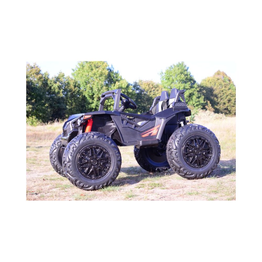 MEGA BUGGY DLA 2 DZIECI, 4 SILNIKI ( 310 W), 24V, MIĘKKIE SIEDZENIE, MIĘKKIE KOŁA, WALIZKA NA AKUMULATOR,/SX-2139