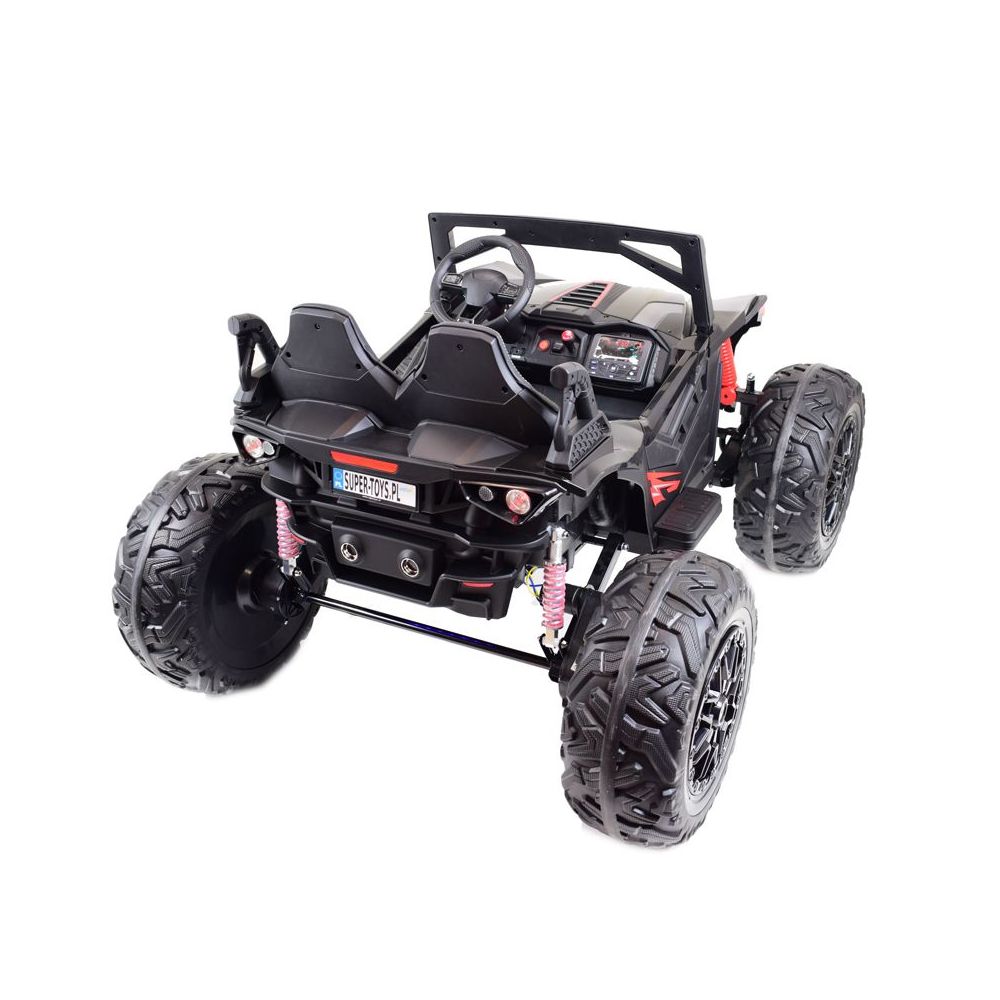 MEGA BUGGY DLA 2 DZIECI, 4 SILNIKI ( 310 W), 24V, MIĘKKIE SIEDZENIE, MIĘKKIE KOŁA, WALIZKA NA AKUMULATOR,/SX-2139