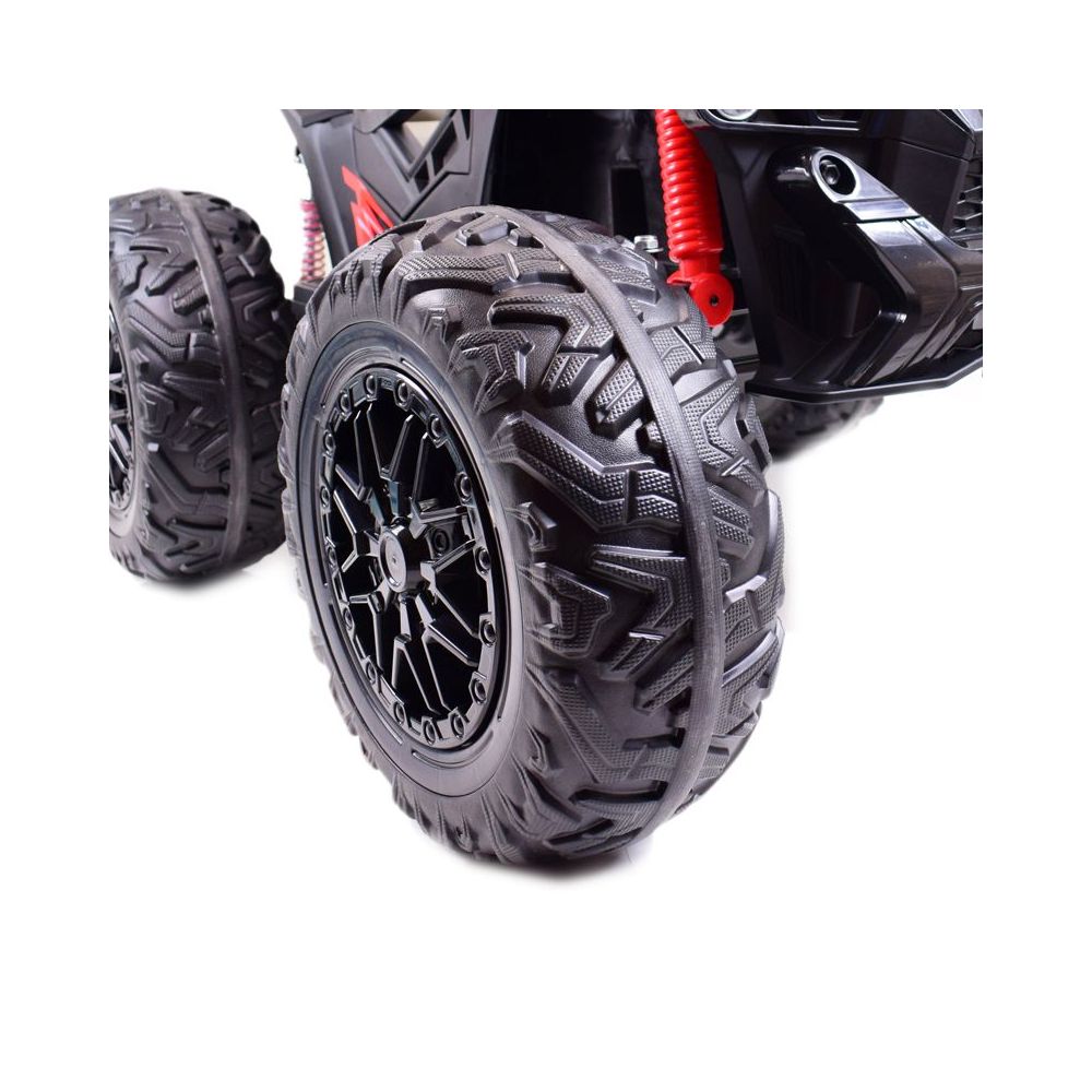 MEGA BUGGY DLA 2 DZIECI, 4 SILNIKI ( 310 W), 24V, MIĘKKIE SIEDZENIE, MIĘKKIE KOŁA, WALIZKA NA AKUMULATOR,/SX-2139