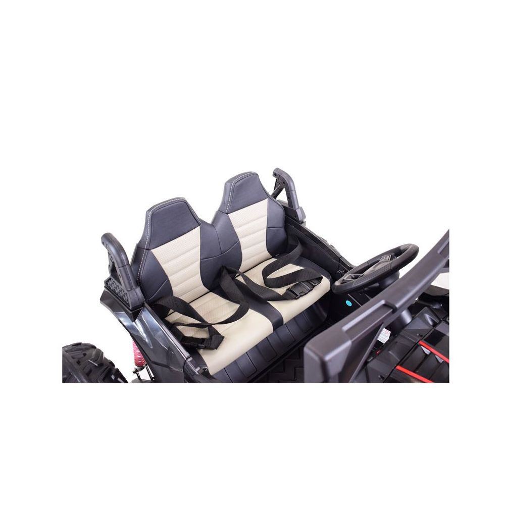 MEGA BUGGY DLA 2 DZIECI, 4 SILNIKI ( 310 W), 24V, MIĘKKIE SIEDZENIE, MIĘKKIE KOŁA, WALIZKA NA AKUMULATOR,/SX-2139