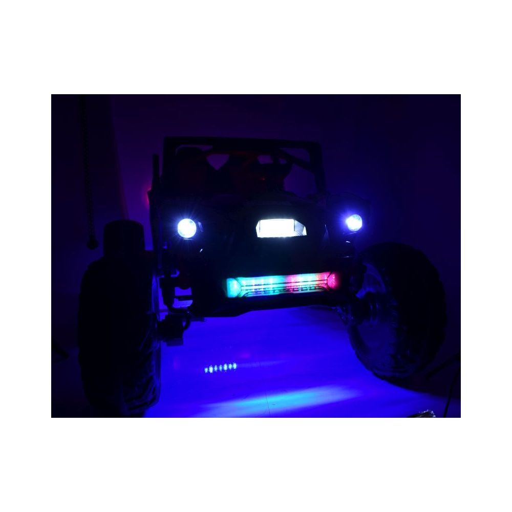 MEGA BUGGY DLA 2 DZIECI, 4 SILNIKI ( 310 W), 24V, MIĘKKIE SIEDZENIE, MIĘKKIE KOŁA, WALIZKA NA AKUMULATOR,/SX-2139