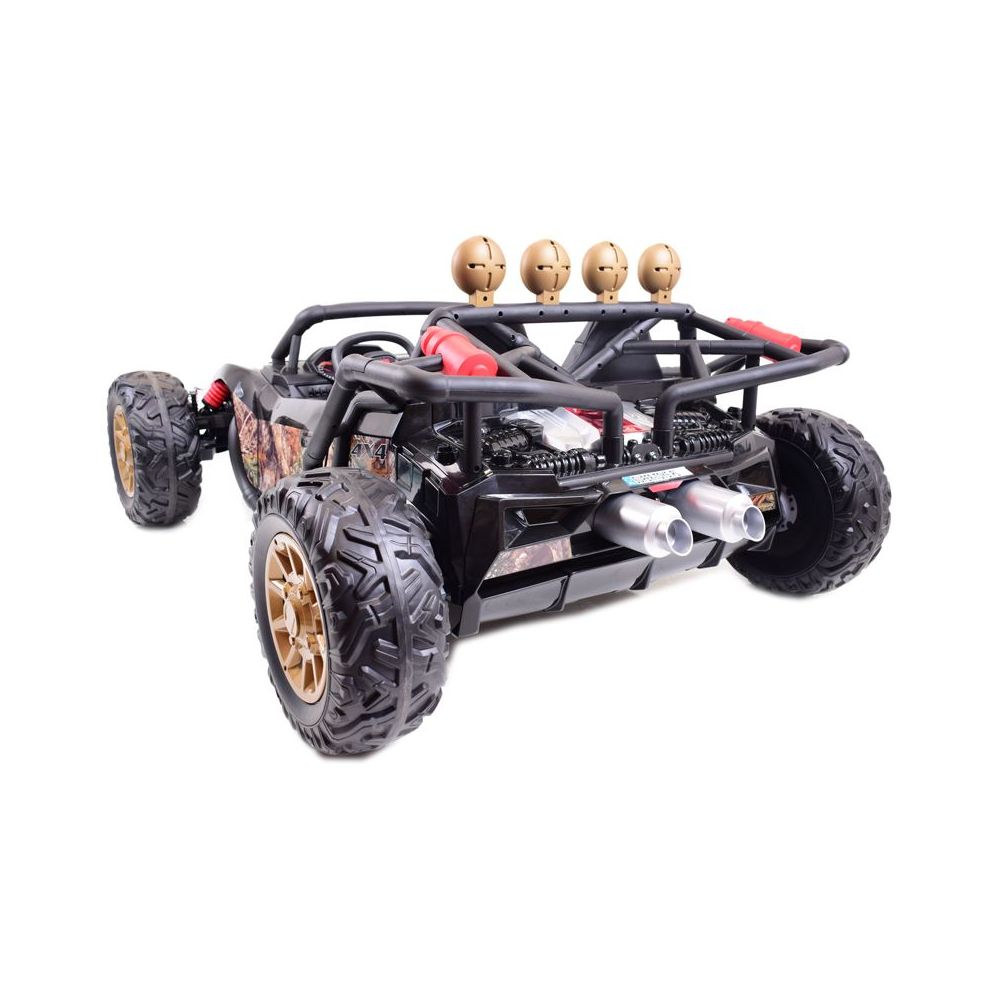 MEGA BUGGY BEAST DLA 2 DZIECI, 400 WAT, 24V, MIĘKKIE SIEDZENIE, MIĘKKIE KOŁA, WALIZKA NA AKUMULATOR,/JS3168