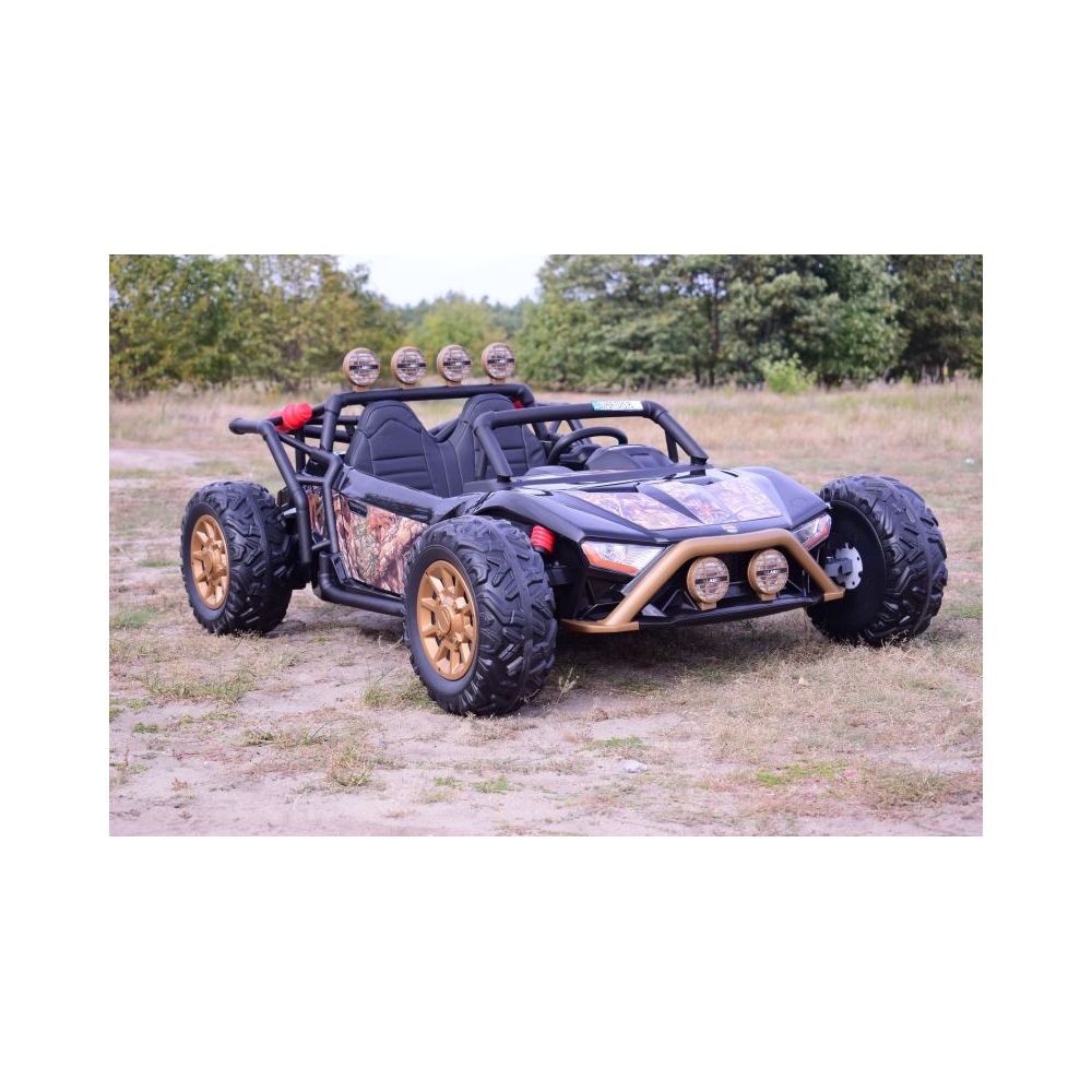 „MEGA BUGGY BEAST“ 2 VAIKAMS, 400 WATŲ, 24 V, MINKŠTA SĖDYNĖ, MINKŠTI RATAI, AKUMULIATORIAUS DĖKLAS,/JS3168