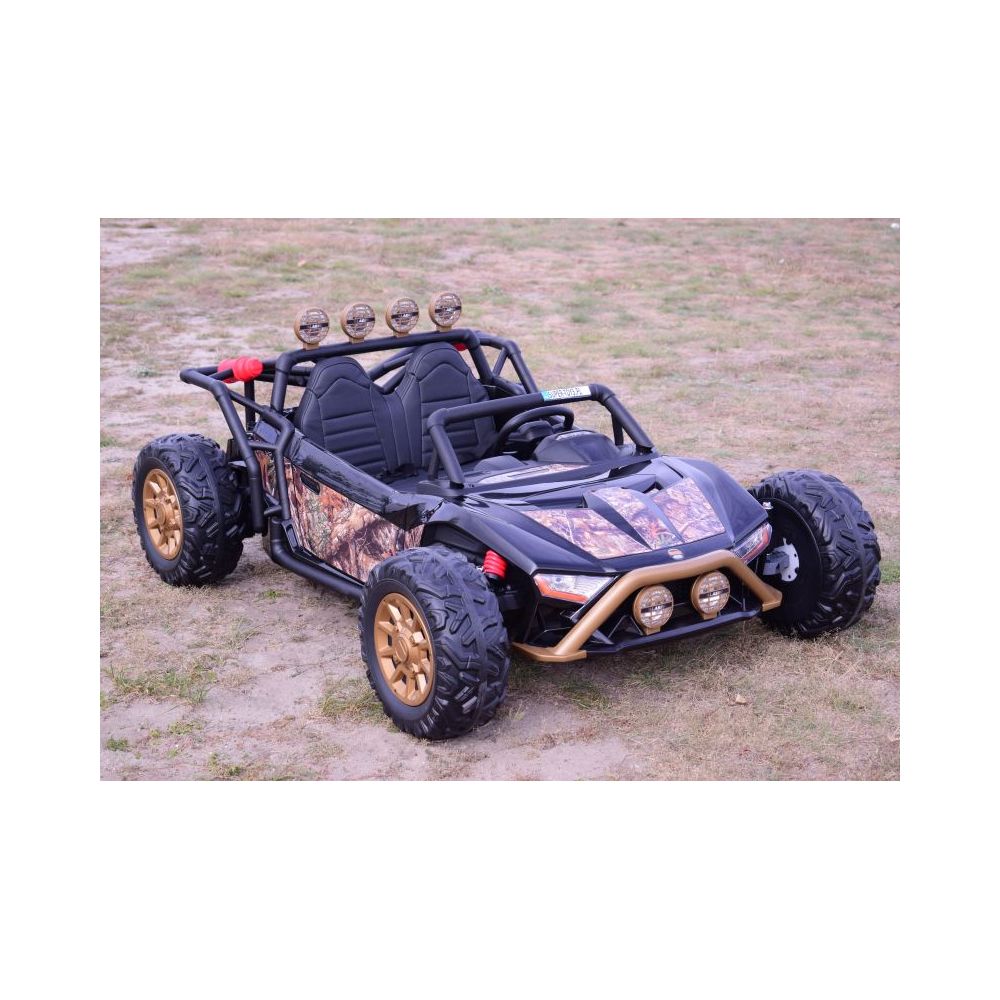 „MEGA BUGGY BEAST“ 2 VAIKAMS, 400 WATŲ, 24 V, MINKŠTA SĖDYNĖ, MINKŠTI RATAI, AKUMULIATORIAUS DĖKLAS,/JS3168