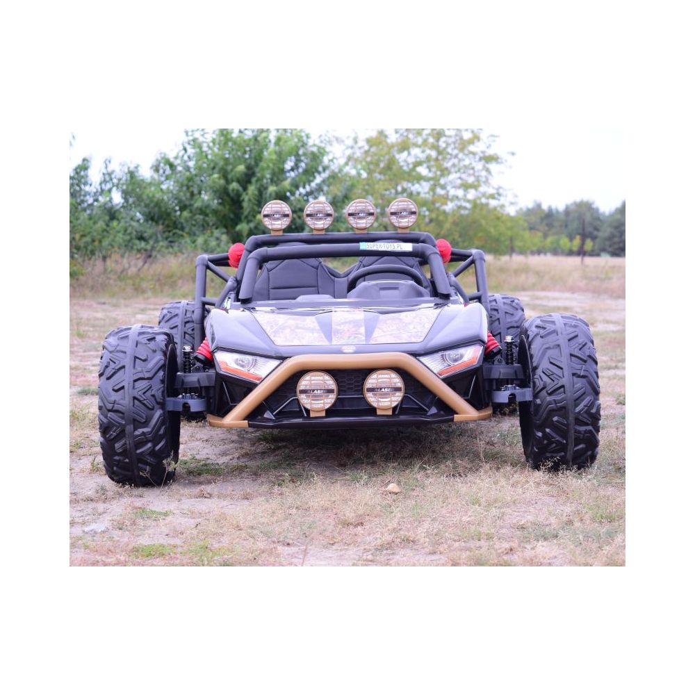 MEGA BUGGY BEAST DLA 2 DZIECI, 400 WAT, 24V, MIĘKKIE SIEDZENIE, MIĘKKIE KOŁA, WALIZKA NA AKUMULATOR,/JS3168