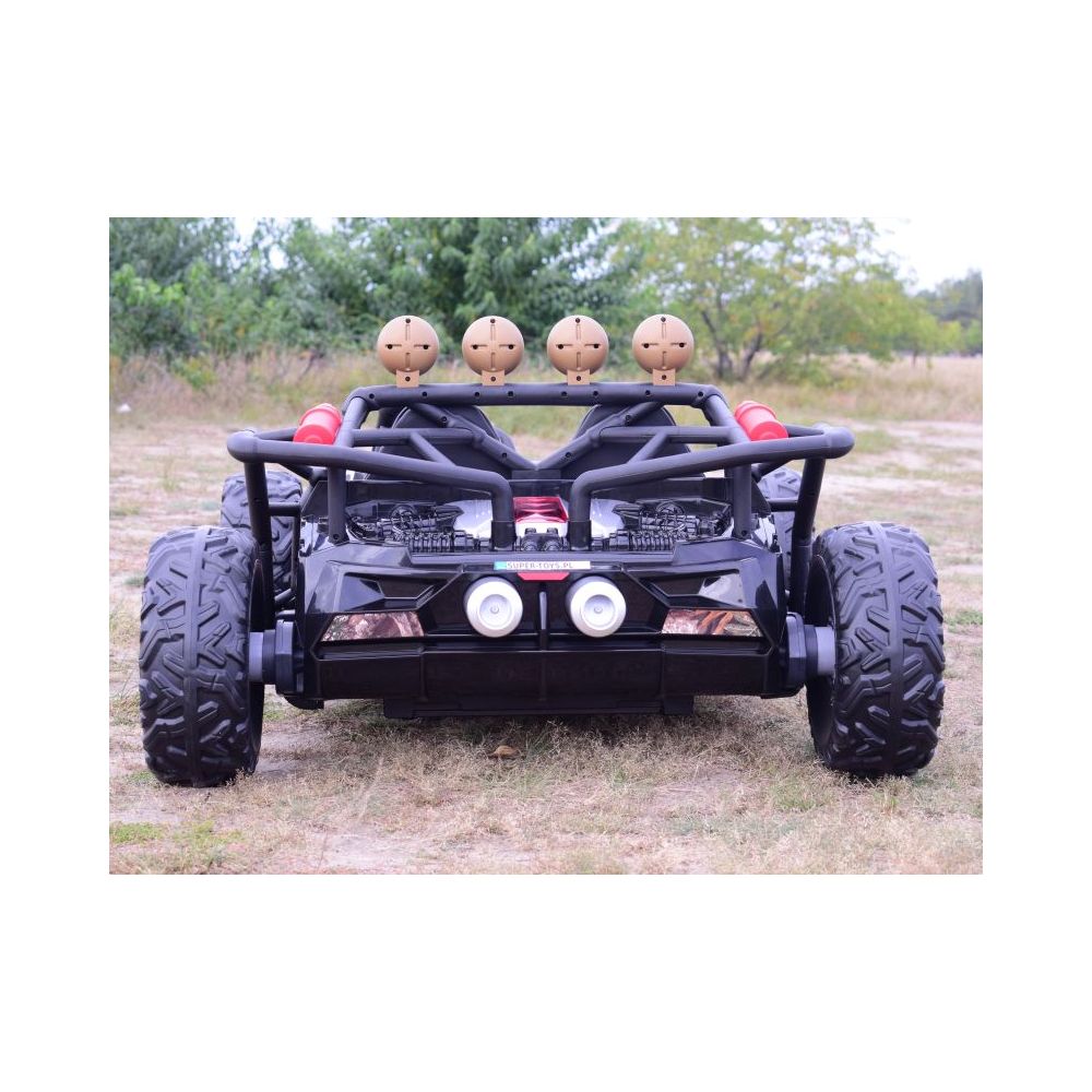 „MEGA BUGGY BEAST“ 2 VAIKAMS, 400 WATŲ, 24 V, MINKŠTA SĖDYNĖ, MINKŠTI RATAI, AKUMULIATORIAUS DĖKLAS,/JS3168