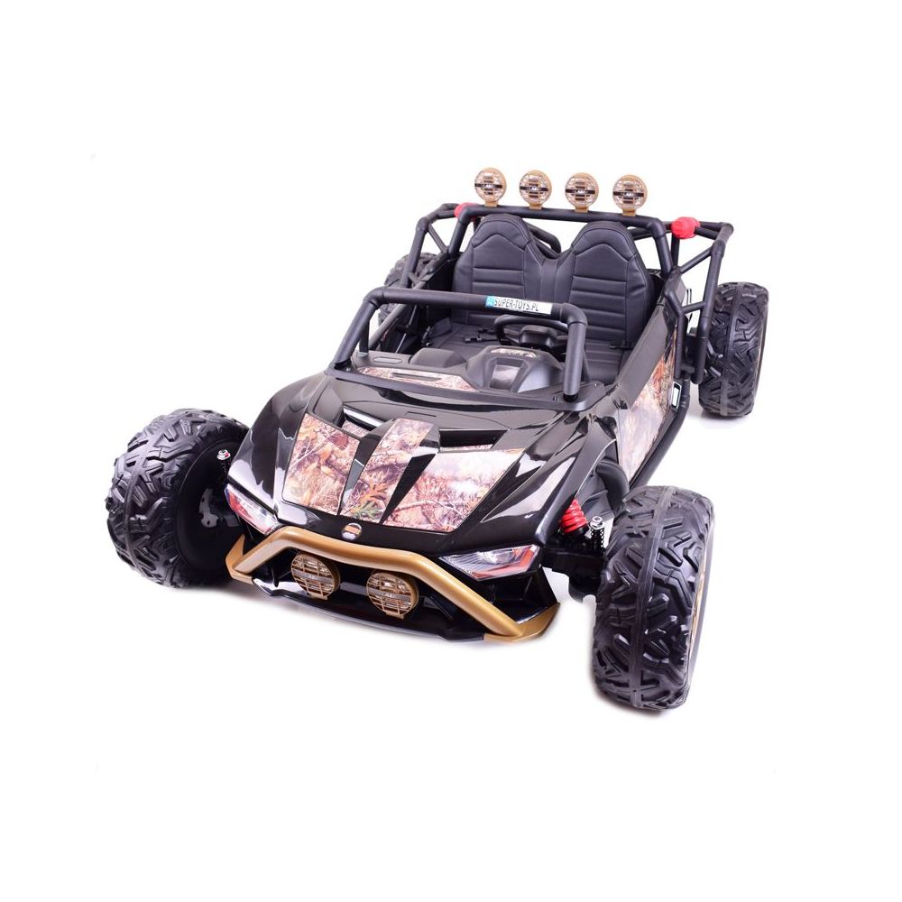 MEGA BUGGY BEAST DLA 2 DZIECI, 400 WAT, 24V, MIĘKKIE SIEDZENIE, MIĘKKIE KOŁA, WALIZKA NA AKUMULATOR,/JS3168