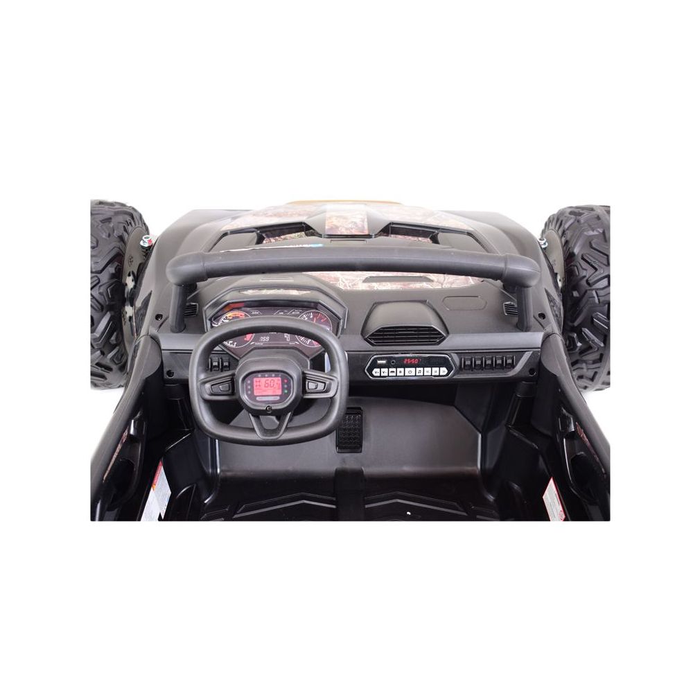 MEGA BUGGY BEAST DLA 2 DZIECI, 400 WAT, 24V, MIĘKKIE SIEDZENIE, MIĘKKIE KOŁA, WALIZKA NA AKUMULATOR,/JS3168