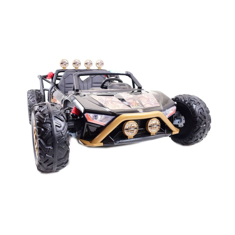 MEGA BUGGY BEAST DLA 2 DZIECI, 400 WAT, 24V, MIĘKKIE SIEDZENIE, MIĘKKIE KOŁA, WALIZKA NA AKUMULATOR,/JS3168