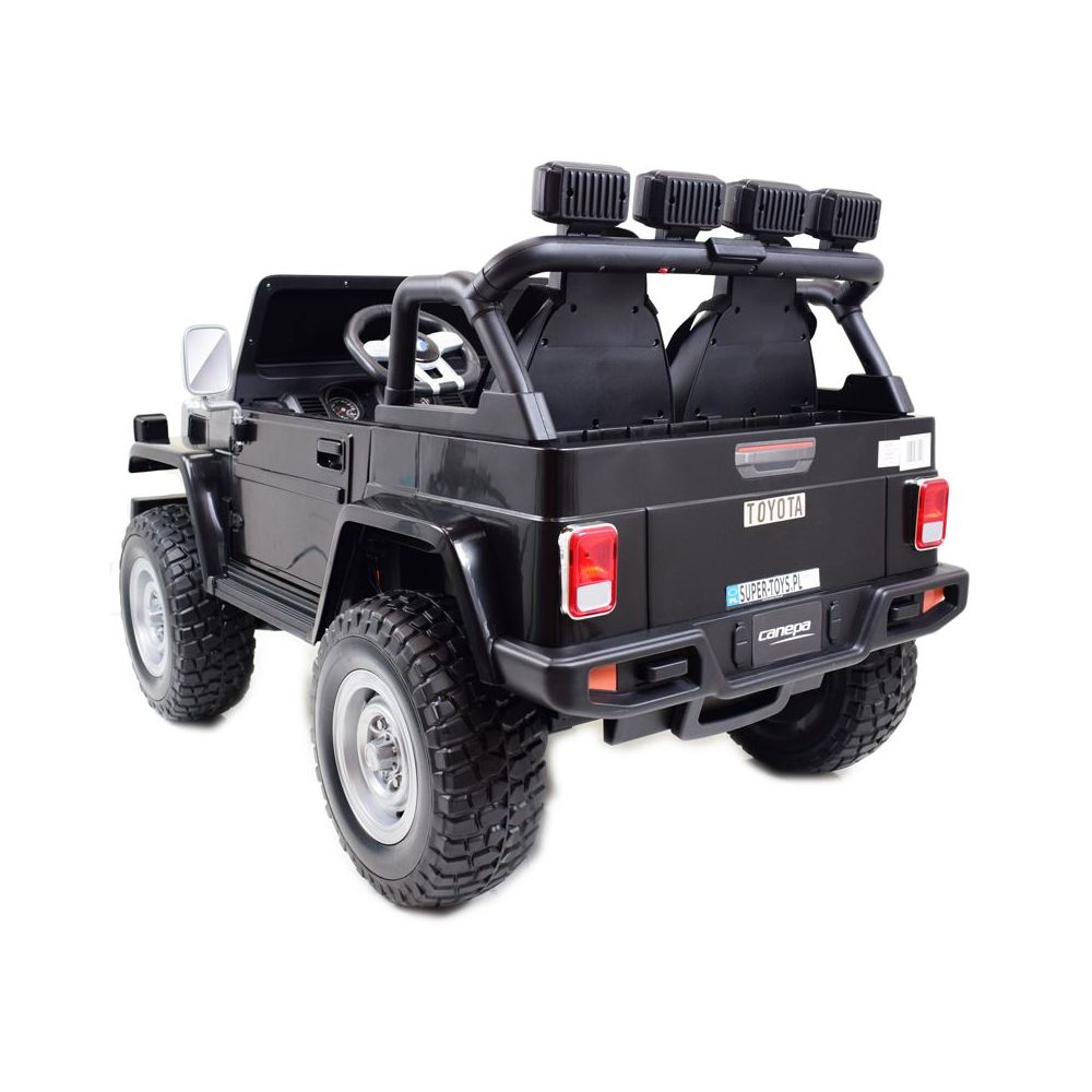 „TOYOTA LAND CRUISER“ su akumuliatoriumi, 4x4 versija, 320 vatų, skirta 2 vaikams / S316