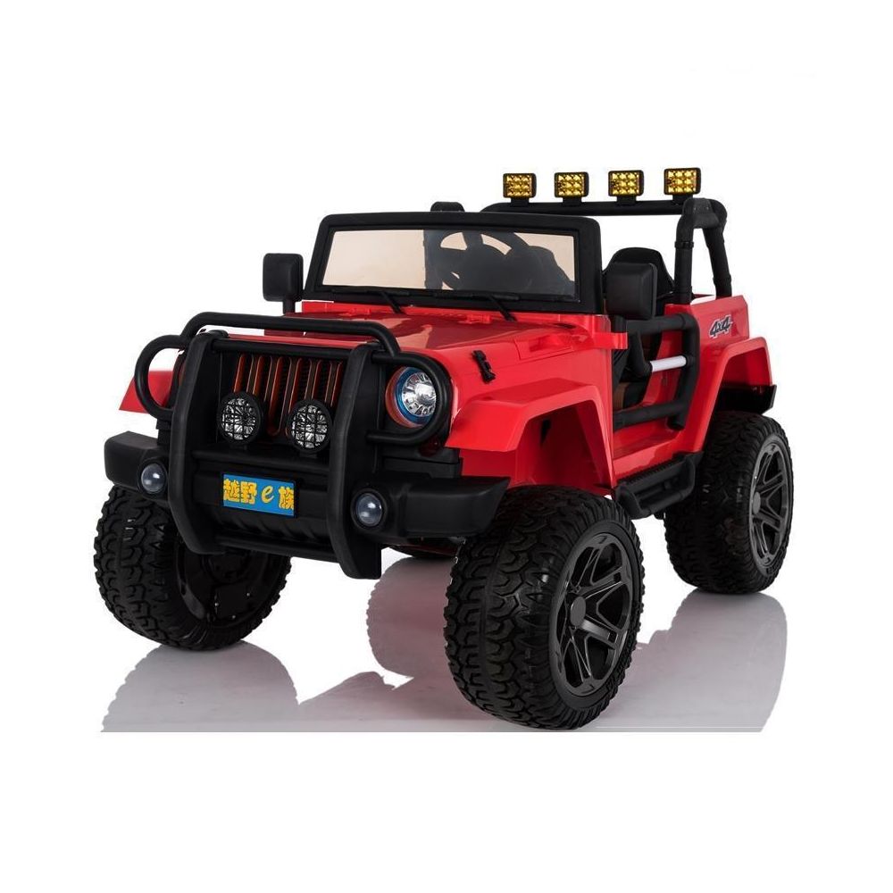 MEGA JEEP 4X4 Z REDUKTOREM NAPĘDU EXCLUSIVE 24 V, 480 WAT, WOLNY START,MIĘKKIE KOŁA /WXE1688-24V