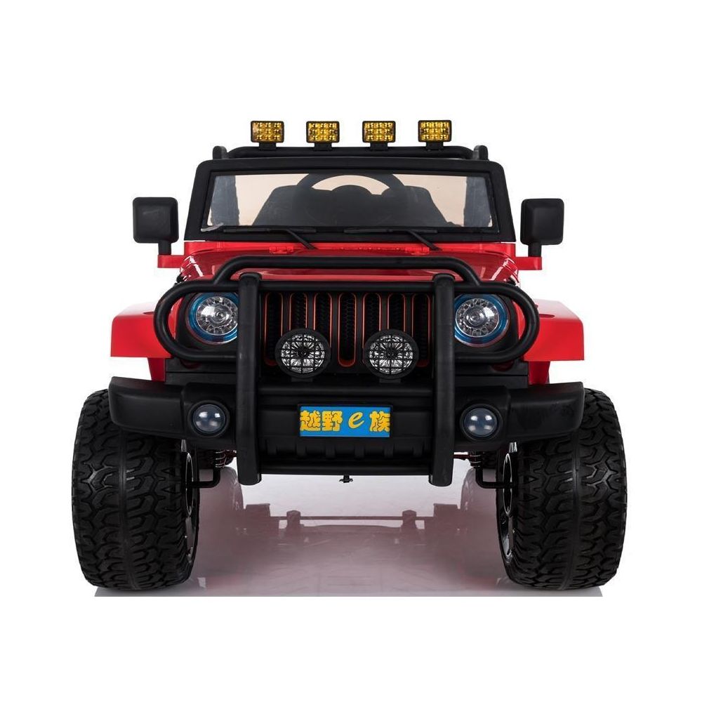 MEGA JEEP 4X4 Z REDUKTOREM NAPĘDU EXCLUSIVE 24 V, 480 WAT, WOLNY START,MIĘKKIE KOŁA /WXE1688-24V