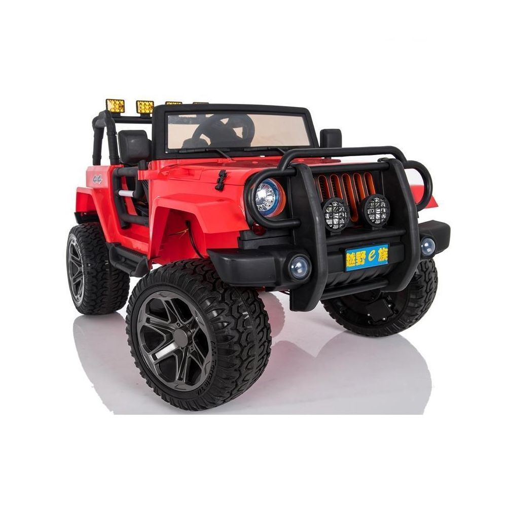 MEGA JEEP 4X4 Z REDUKTOREM NAPĘDU EXCLUSIVE 24 V, 480 WAT, WOLNY START,MIĘKKIE KOŁA /WXE1688-24V