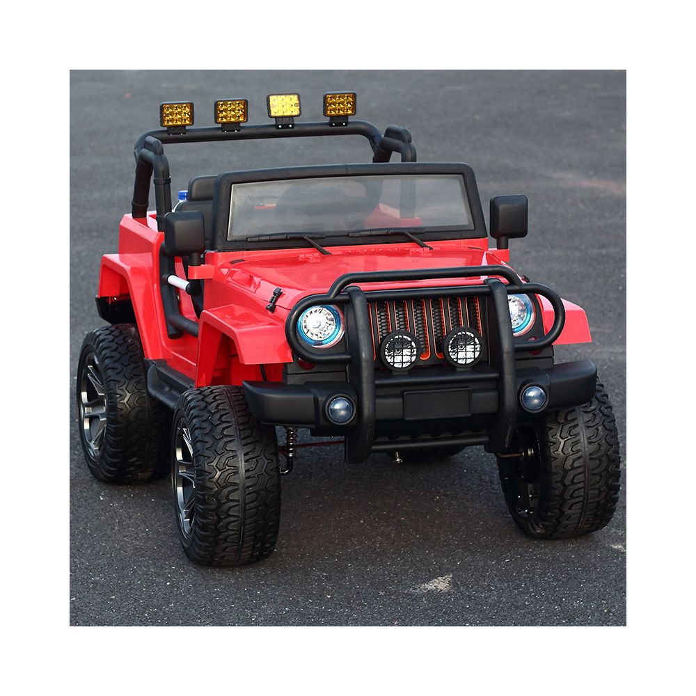 MEGA JEEP 4X4 Z REDUKTOREM NAPĘDU EXCLUSIVE 24 V, 480 WAT, WOLNY START,MIĘKKIE KOŁA /WXE1688-24V