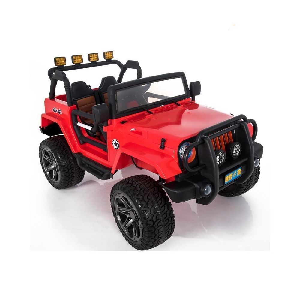 MEGA JEEP 4X4 Z REDUKTOREM NAPĘDU EXCLUSIVE 24 V, 480 WAT, WOLNY START,MIĘKKIE KOŁA /WXE1688-24V