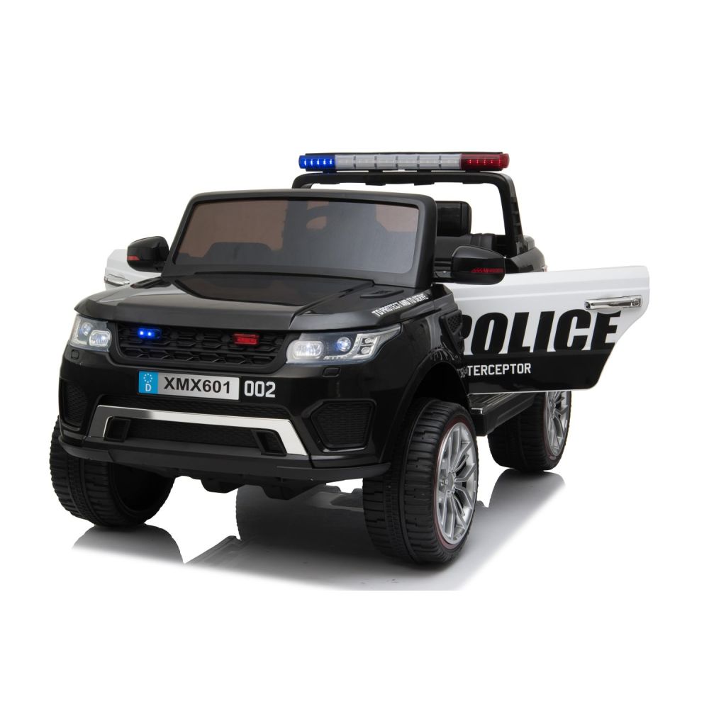 „JEEP POLICJA“ 4X4 SU AMORTIZATORIAIS, NUOTOLINIO VALDYMO PULTU, REDUKTORIU / XMX-601-1