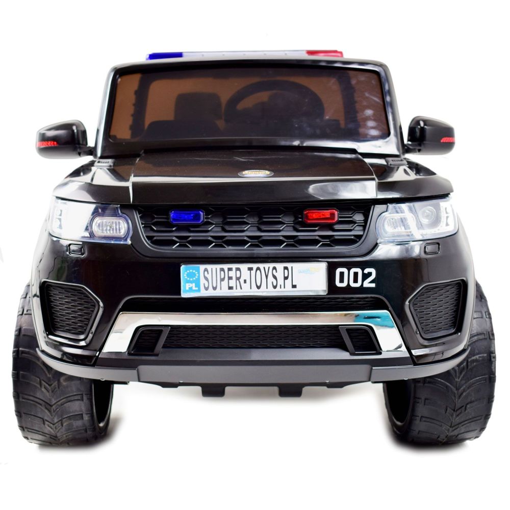 „JEEP POLICJA“ 4X4 SU AMORTIZATORIAIS, NUOTOLINIO VALDYMO PULTU, REDUKTORIU / XMX-601-1