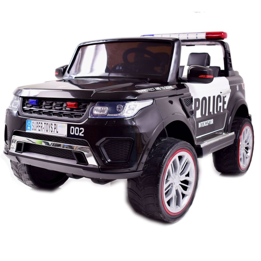 „JEEP POLICJA“ 4X4 SU AMORTIZATORIAIS, NUOTOLINIO VALDYMO PULTU, REDUKTORIU / XMX-601-1