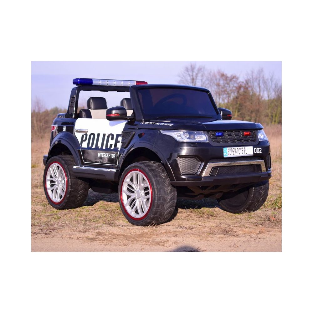 JEEP POLICJA 4X4 Z AMORTYZATORAMI, PILOT, REDUKTOR/ XMX-601-1