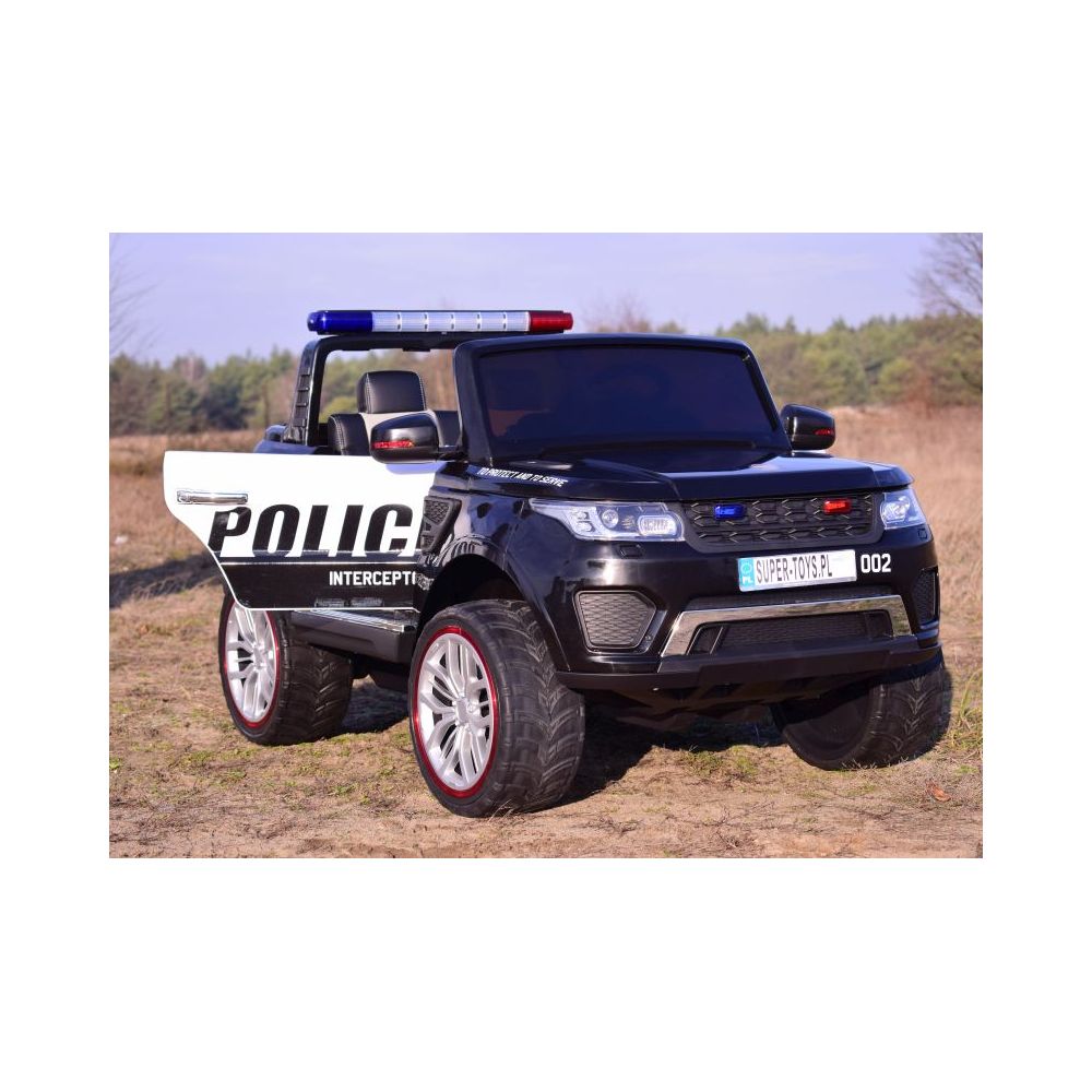 JEEP POLICJA 4X4 Z AMORTYZATORAMI, PILOT, REDUKTOR/ XMX-601-1