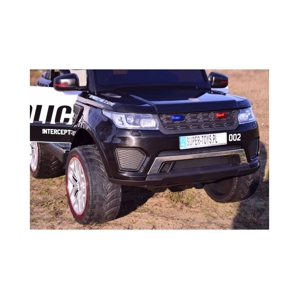 JEEP POLICJA 4X4 Z AMORTYZATORAMI, PILOT, REDUKTOR/ XMX-601-1
