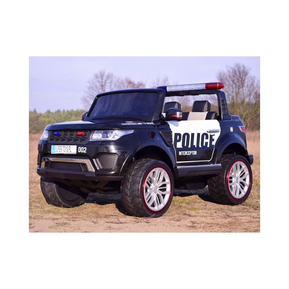 JEEP POLICJA 4X4 Z AMORTYZATORAMI, PILOT, REDUKTOR/ XMX-601-1
