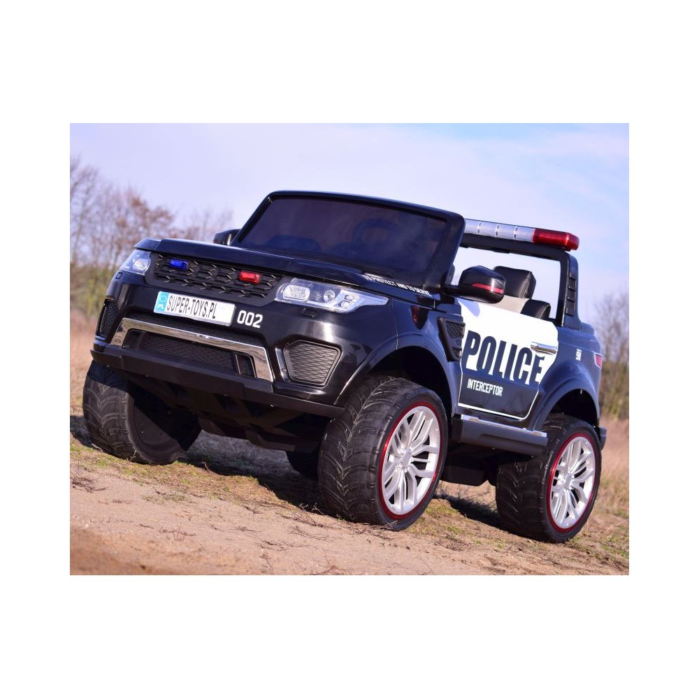 JEEP POLICJA 4X4 Z AMORTYZATORAMI, PILOT, REDUKTOR/ XMX-601-1
