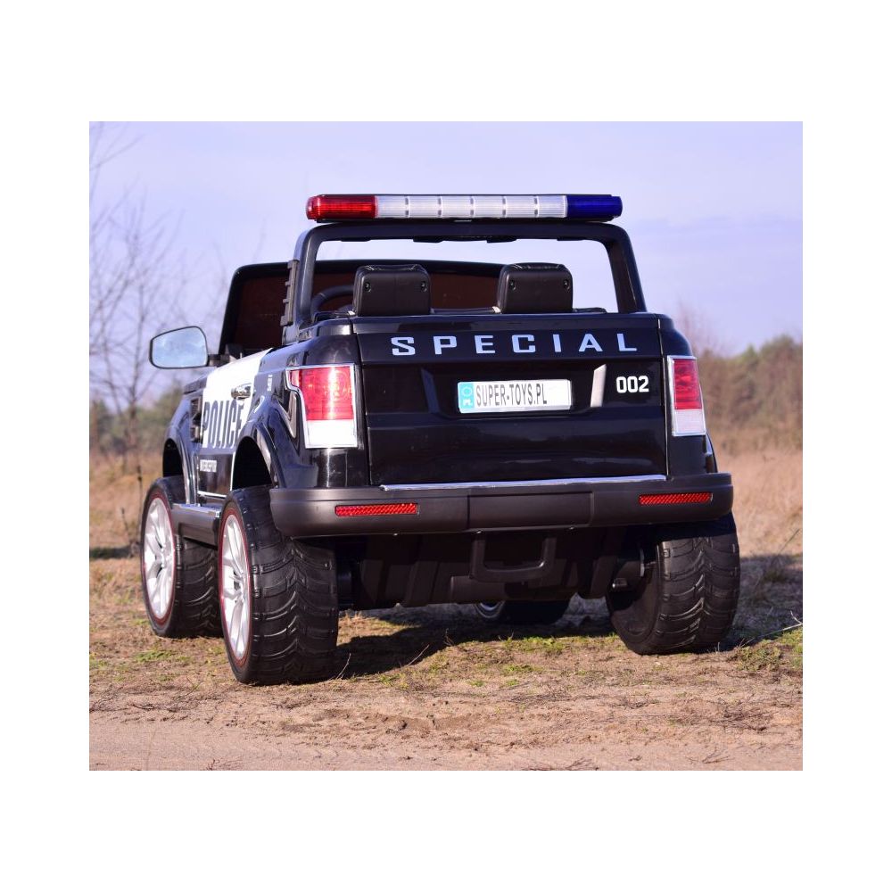 JEEP POLICJA 4X4 Z AMORTYZATORAMI, PILOT, REDUKTOR/ XMX-601-1