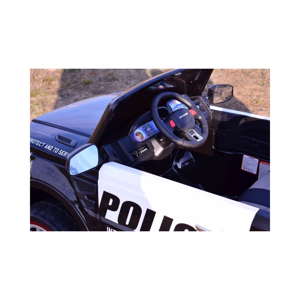 JEEP POLICJA 4X4 Z AMORTYZATORAMI, PILOT, REDUKTOR/ XMX-601-1