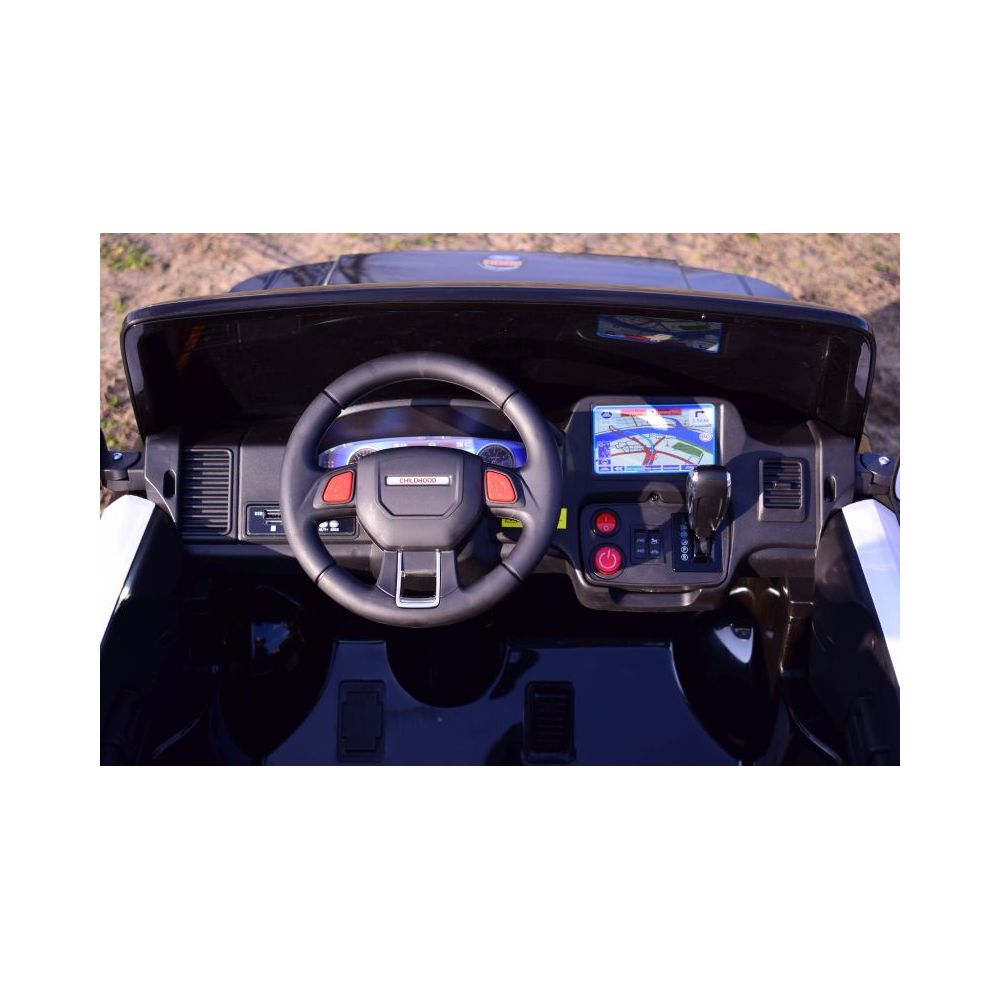 „JEEP POLICJA“ 4X4 SU AMORTIZATORIAIS, NUOTOLINIO VALDYMO PULTU, REDUKTORIU / XMX-601-1