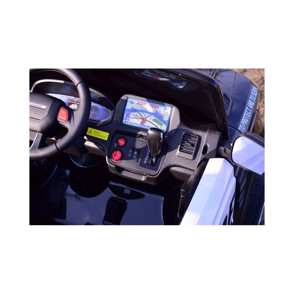 JEEP POLICJA 4X4 Z AMORTYZATORAMI, PILOT, REDUKTOR/ XMX-601-1