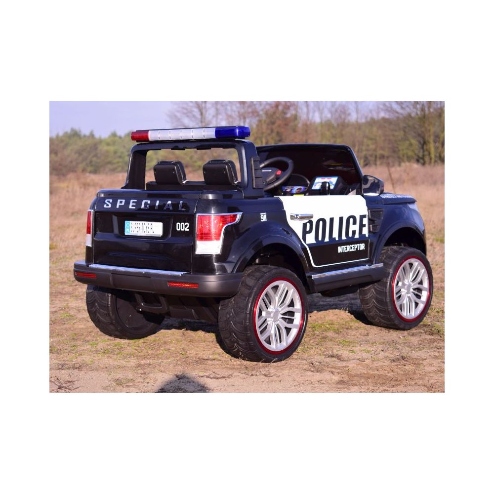 JEEP POLICJA 4X4 Z AMORTYZATORAMI, PILOT, REDUKTOR/ XMX-601-1