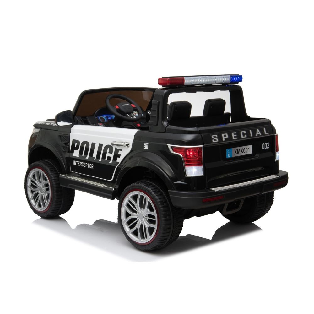 „JEEP POLICJA“ 4X4 SU AMORTIZATORIAIS, NUOTOLINIO VALDYMO PULTU, REDUKTORIU / XMX-601-1