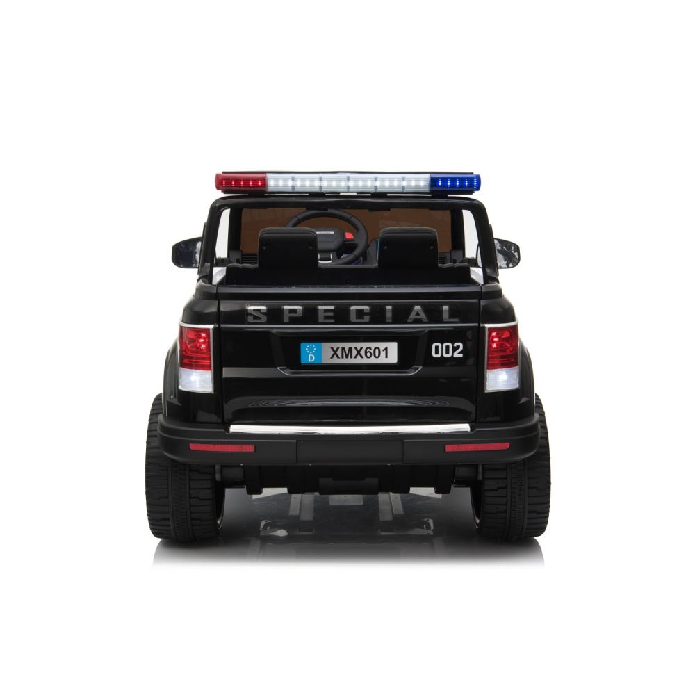 „JEEP POLICJA“ 4X4 SU AMORTIZATORIAIS, NUOTOLINIO VALDYMO PULTU, REDUKTORIU / XMX-601-1